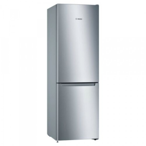 bosch kgn33nleag series 2 freestanding fridge freezer silver