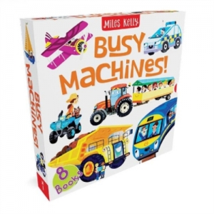 Busy Machines 8bk S/c, Miles Kelly, New, Paperback