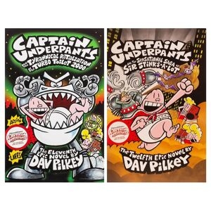 Captain Underpants Book 11 & 12 Collection 2 Books Set - Ages 7-9 - Paperback