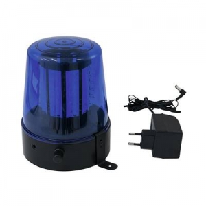 eurolite led (monochrome) rotating police beacon 4 w no. of bulbs: 108 blue