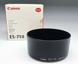 Original Canon Es-71ii Es 71 Ii Ef 50mm 1.4 Usm 50mm Lens Hood Headlight